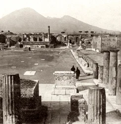 O fórum de Pompéia, Itália, 1894