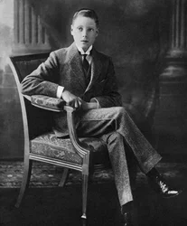 O futuro rei Eduardo VIII aos dezesseis anos, c1910