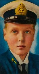 O futuro rei Edward VIII quando ele era um cadete na Marinha Real, c1907-c1910 1935