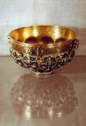 A taça de ouro do czar Alexis Mikhailovich, século XVII