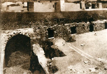 O grande terraço no criptoportico, Pompéia, Itália, c1900s