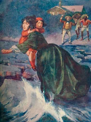 O enorme fragmento verde de gelo caiu e rangeu, 1929