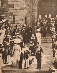 A investidura do príncipe de Gales no castelo de Caernarvon, 13 de julho de 1911 1935