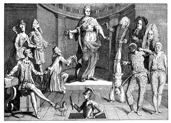 O julgamento do senso comum do Queens, 1736