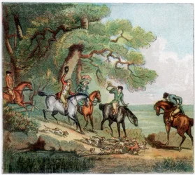 A matança, caça à raposa, 1787 1890