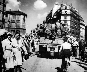 A libertação de Paris, agosto de 1944