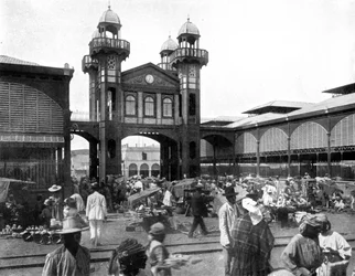 O mercado, Porto Príncipe, Haiti, 1926