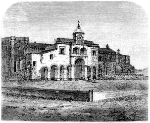O mausoléu de Colombo, Santo Domingo, 1873