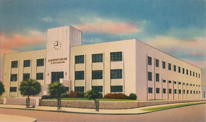 O moderno edifício COFARMA, Barranquilla, c1940s