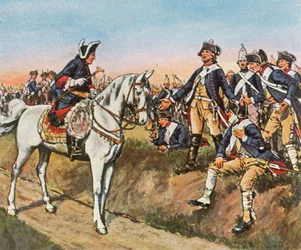 Na manhã seguinte ao ataque em Hochkirch, 14 de outubro de 1758, 1936.