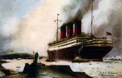 O transatlântico RMS Berengaria, século 20