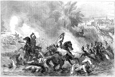 A missão da guarnição de Jalalabad, Afeganistão, 1842