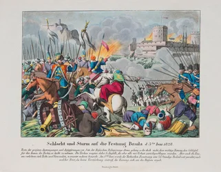 O assalto à fortaleza de Brailov em 15 de junho de 1828, c. 1830