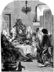 A festa do jantar em St Johns, Windsor, século XVIII, século XIX