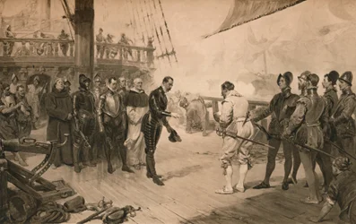 A rendição de Don Anton a Sir Francis Drake, em 1 de março de 1579 1905