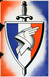 O símbolo da Legião dos voluntários franceses, 1941-1944
