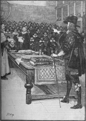 O julgamento do rei Carlos I, 1649 1905.