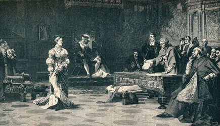 O julgamento da rainha Catarina, 1529 1905.