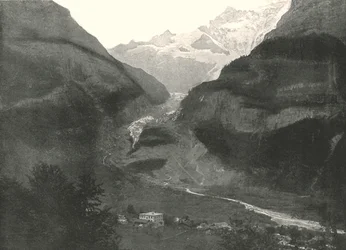 O vale, Grindenwald, Suíça, 1895.