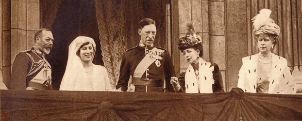 O casamento da princesa Mary e do visconde Lascelles, 28 de fevereiro de 1922 1935.