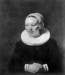 A esposa de Nicolas Berghem, 1647, 1901