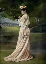 Teatro Du Vaudeville. - LEsboufe - Suzanne Despres, papel de Madame Richter-Madame Belgrand, 1904.