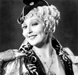 Thelma Todd, atriz americana, 1934-1935