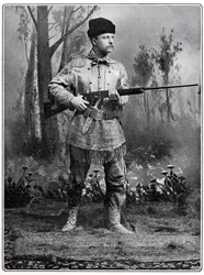 Theodore Roosevelt, soldado e político americano, c1898