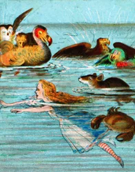 Havia um mouse espirrando, c1900.