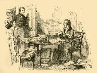Eles encontraram Schubert trabalhando duro, em 1907.