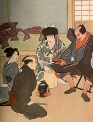 Este é o chefe de Kanshusai, filho do Senhor Sugawara !, 1919.