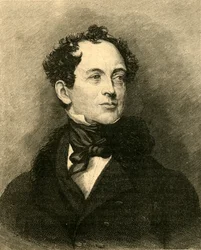 Thomas Moore, poeta irlandês e biógrafo de Lord Byron, c. 1829, c. 1890