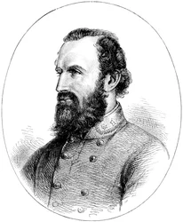 Thomas Stonewall Jackson, general confederado da Guerra Civil Americana, c1880