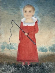 Thomas Wix Borden com a idade de dois anos, ca. 1820.