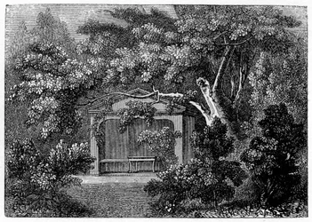 Alcova de Thomson, os poetas, Richmond, Surrey, 1840