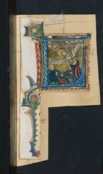 Três estacas de um missal, c. 1470-1500.