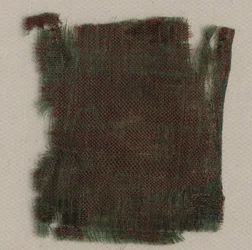 Três fragmentos de seda gótica italiana, 1300.