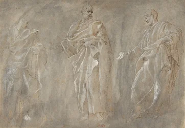 Três Figuras em Pé, século XVI.