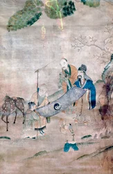 Três sábios do Tai Chi, chinês, século XVII ou XVIII