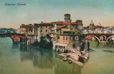 Ilha Tiberina, c1900.