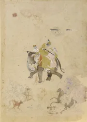 Caça ao tigre, século XVIII.