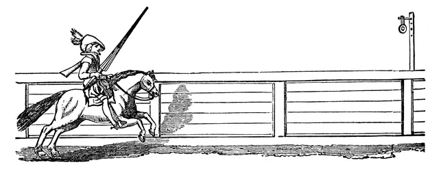 Inclinando no anel, 1833