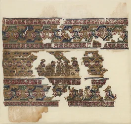 Tiraz com bandas de guilhoché, 1075-1125.