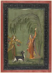 Todi Ragini, de uma série Ragamala, c. 1750-1775.