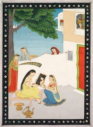 Toalete de Radha, c. 1810-1820.