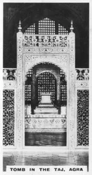 Túmulo no Taj, Agra, Uttar Pradesh, Índia, c1925.