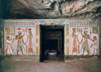 Túmulo de Amon-her-khepeshef, filho de Ramsés II, Tebas, Egito, século 20