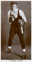 Tommy Farr, boxeador galês, 1938