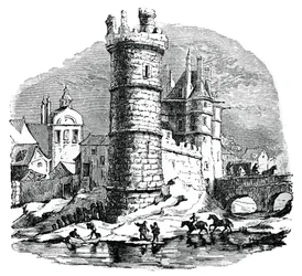 Tour de Nesle, Paris, século XVII, 1870