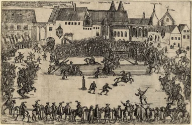 Torneio na época de Henrique I, o Fowler 938, ca. 1575